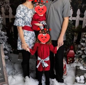 Mommy and me Christmas tunics